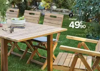 Chaise pliable