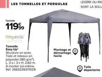 Castorama Tonnelle easy up offre