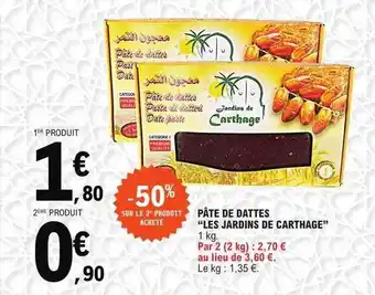 E.Leclerc Pâte de dattes offre