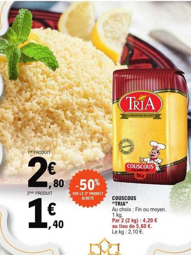Promo Couscous chez E.Leclerc