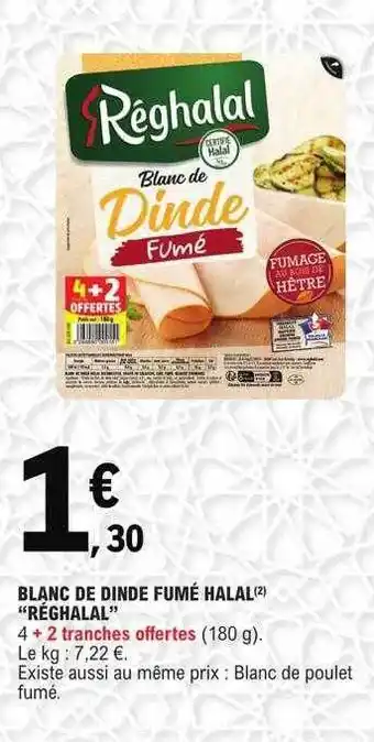 Blanc de dinde fumé halal
