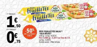 E.Leclerc Pâte feuilletée halal offre