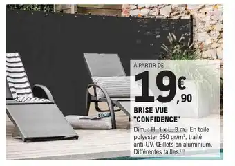 E.Leclerc Brico Brise vue offre