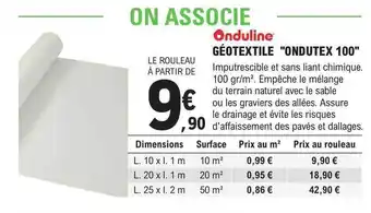 E.Leclerc Brico Géotextile offre