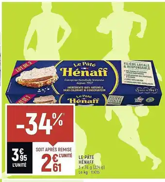 Spar Le pâté hénaff offre