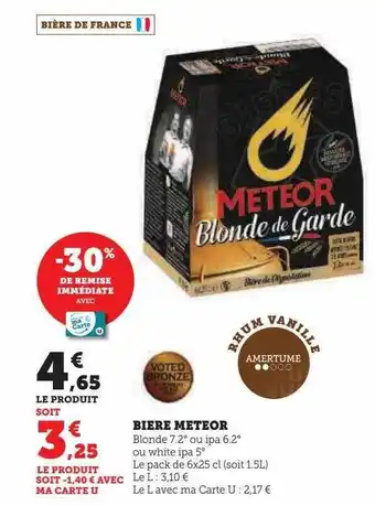U Express Bière meteor offre