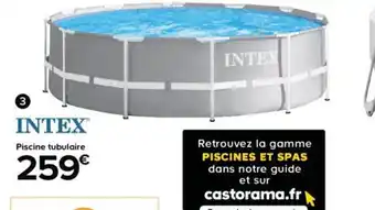 Intex Piscine tubulaire