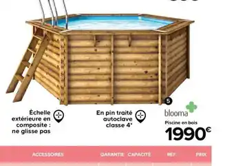 Castorama Piscine en bois offre