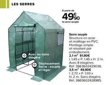 Serre souple