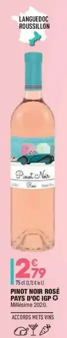 ALDI Pinot Noir Rosé Pays D'oc Igp offre