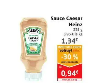 Colruyt Sauce Caesar Heinz offre