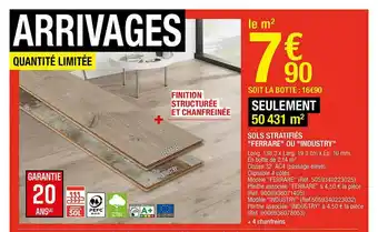 Brico Dépôt Sols Stratifiés offre
