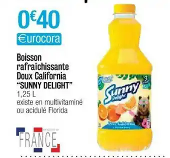 Cora x Carrefour Boisson Rafraîchissante Doux California offre
