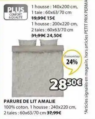 JYSK Parure De Lit Amalie offre