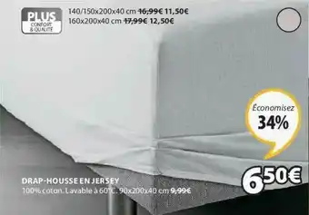 JYSK Drap-housse En Jersey offre