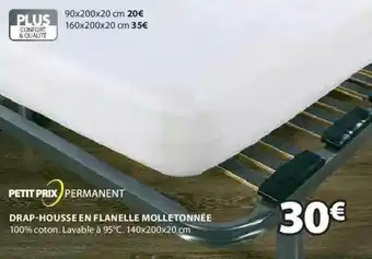 JYSK Drap-housse En Flanelle Molletonnée offre