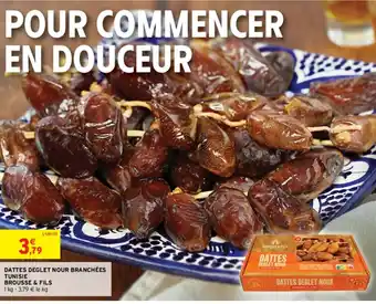 Dattes Deglet Nou Branchèes Tunisie Brousse & Fils