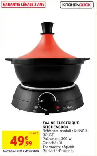 Intermarché Tajine èlectrique Kitchencook offre