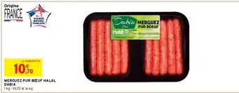 Intermarché Mereguez Pur Bœuf Halal Dabia offre