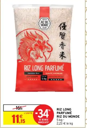 Intermarché Riz Long Parfumè Riz Du Monde offre