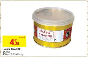 Intermarché Halva Amande Samia offre