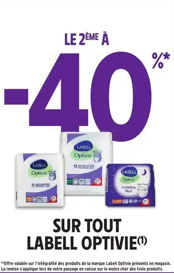 Intermarché Sur Toue Labell Opivie offre