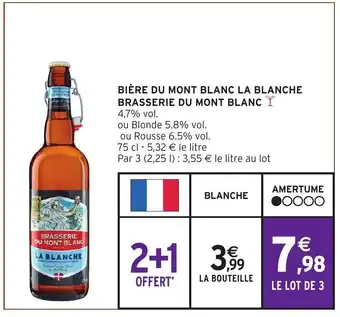Bière Du Mont Blanc La Blanche Brasserie Du Mont Blanc