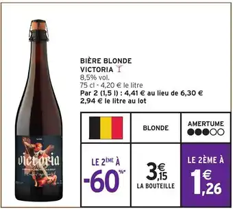 Intermarché Bière Blonde Victoria offre