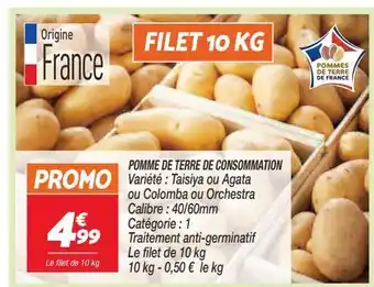 Netto Pommes de terre de consommation offre