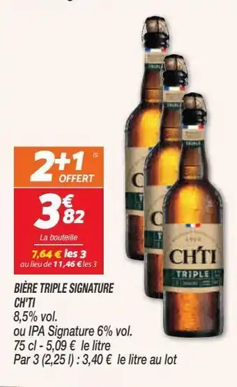 BiĂšre triple signature chÂŽti
