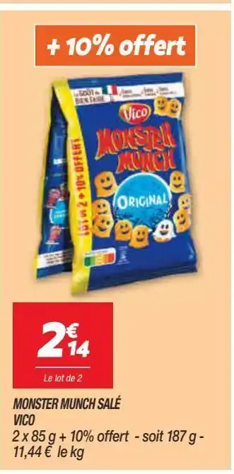 Netto Monster munch sale vico offre