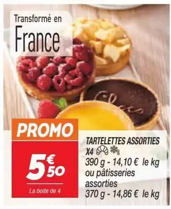 Netto Tartelettes assorties x4 offre