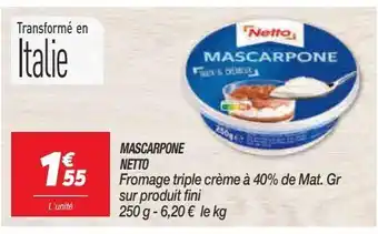 Netto Mascarpone netto offre