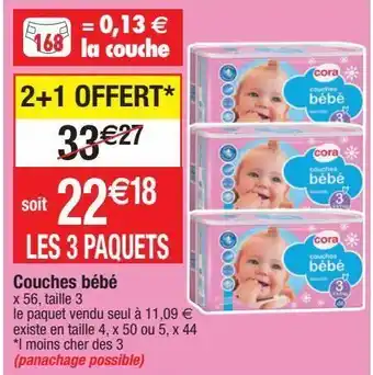 Migros Couches bébé offre