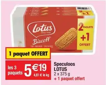 Migros Speculoos lotus offre