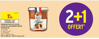 Intermarché Prèparation De Fruits Cuite Au Chaudron Peche Georgelin offre
