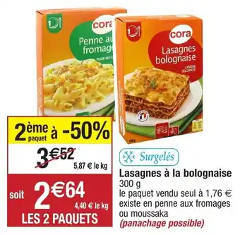 Migros Lasagnes à la bolognaise offre