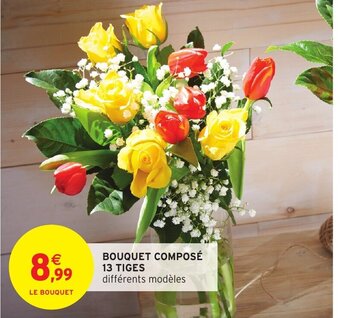 Intermarché Bouquet Composè 13 Tiges offre