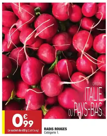ALDI Radis rouges offre