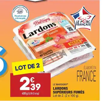 ALDI Lardons supérieurs fumés offre