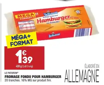 ALDI Fromage fondu pour hamburger offre