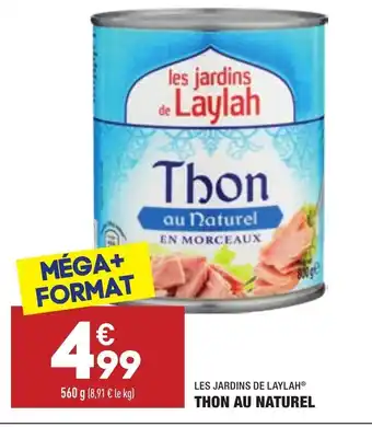 ALDI Thon au naturel offre