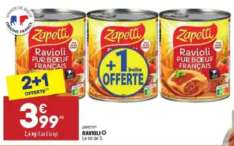 ALDI Ravioli offre