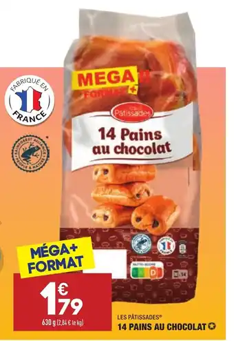 ALDI 14 Pains au chocolat offre