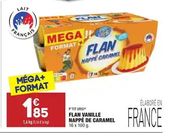 ALDI Flan vanille nappé de caramel offre