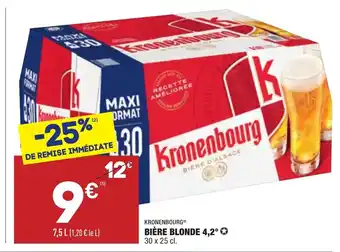 ALDI Bière blonde 4,2 offre
