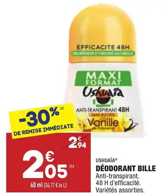 ALDI Déodorant bille offre