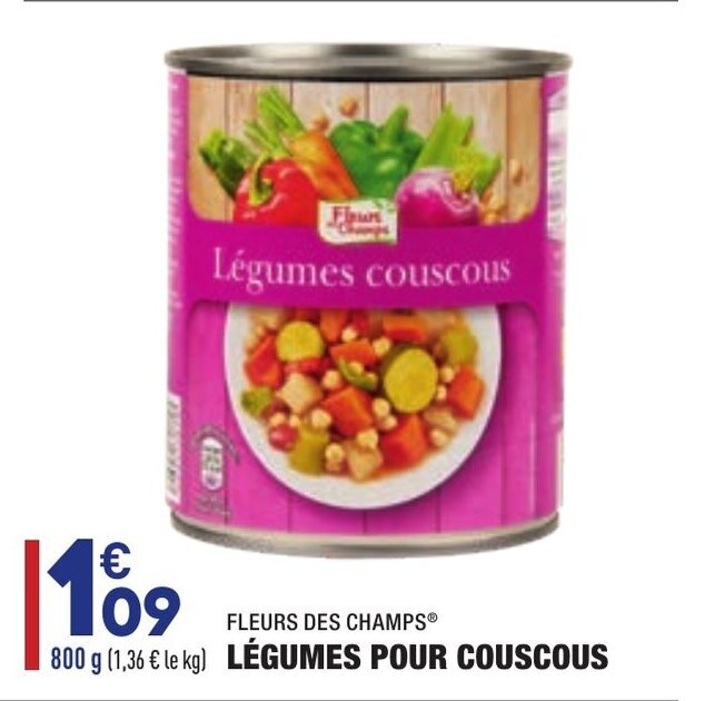 Promo Légumes pour couscous chez ALDI