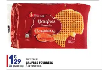 ALDI Gaufres fourrées offre