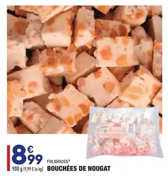 ALDI Bouchées de nougat offre